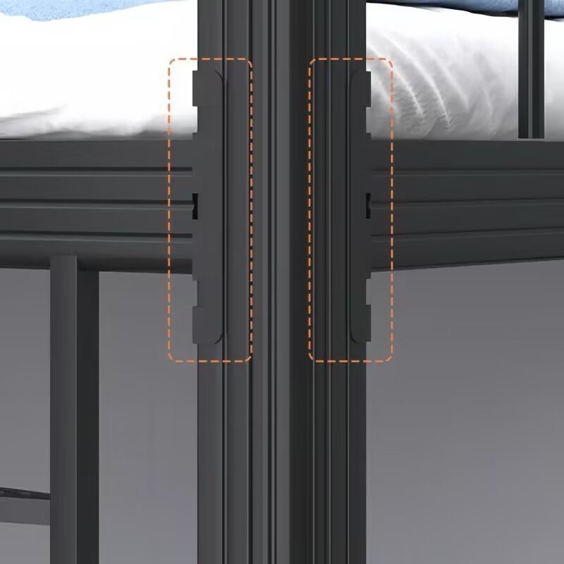 Ladder and guardrail close up